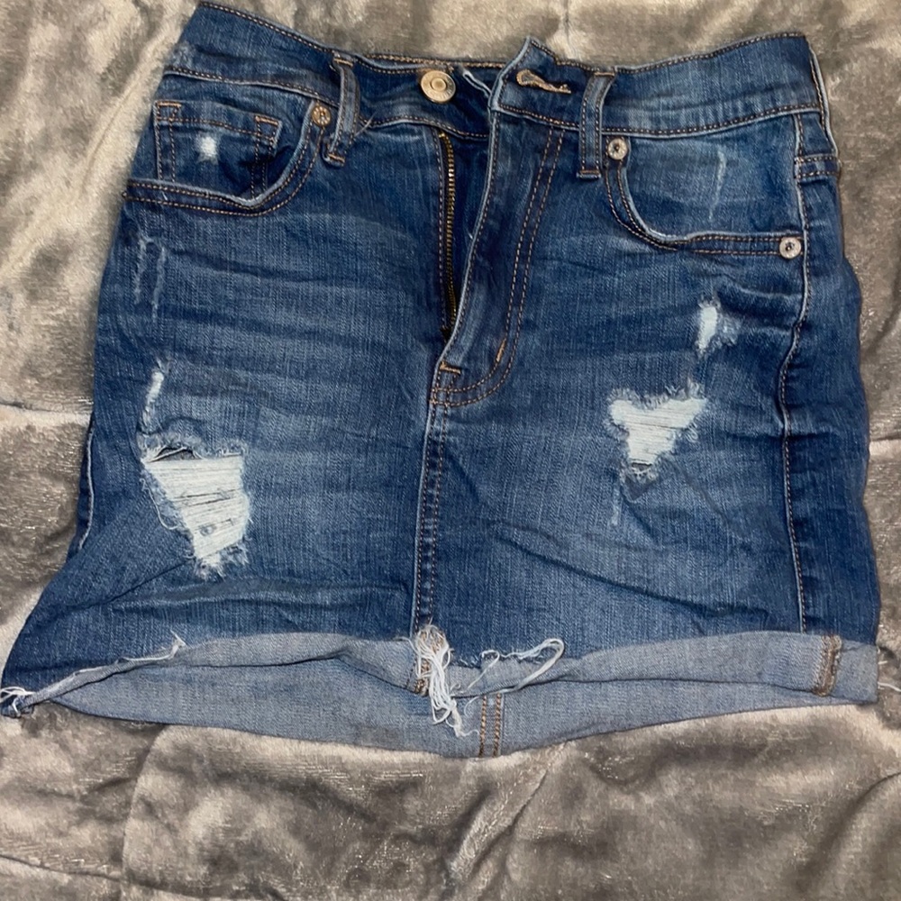 High rise denim skirt Aeropostale